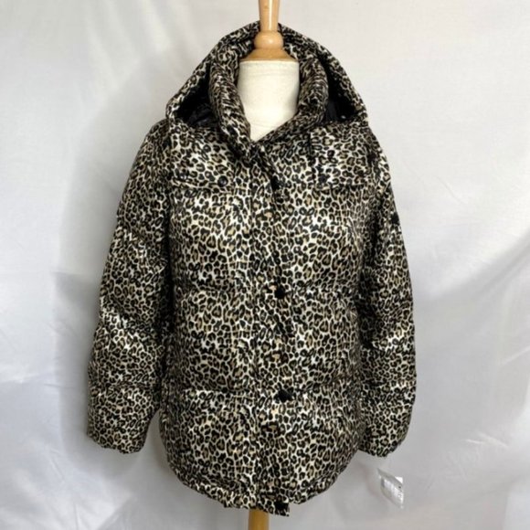 bcbg leopard coat